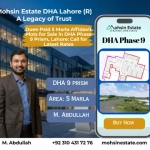 Dues-Paid 5 Marla Affidavit Plots for Sale in DHA Phase 9 Prism Lahore Call for Latest Rates